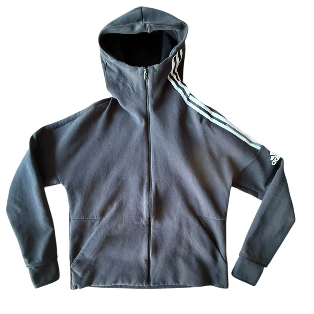 adidas ZNE Full Zip Hooded Sweatshirt Hoodie, XL